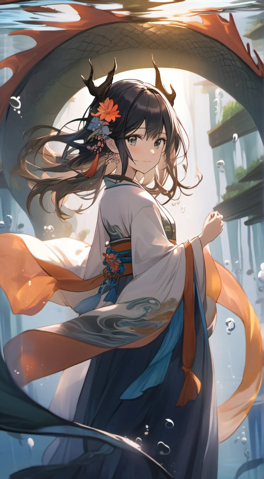 ai character: Lily background