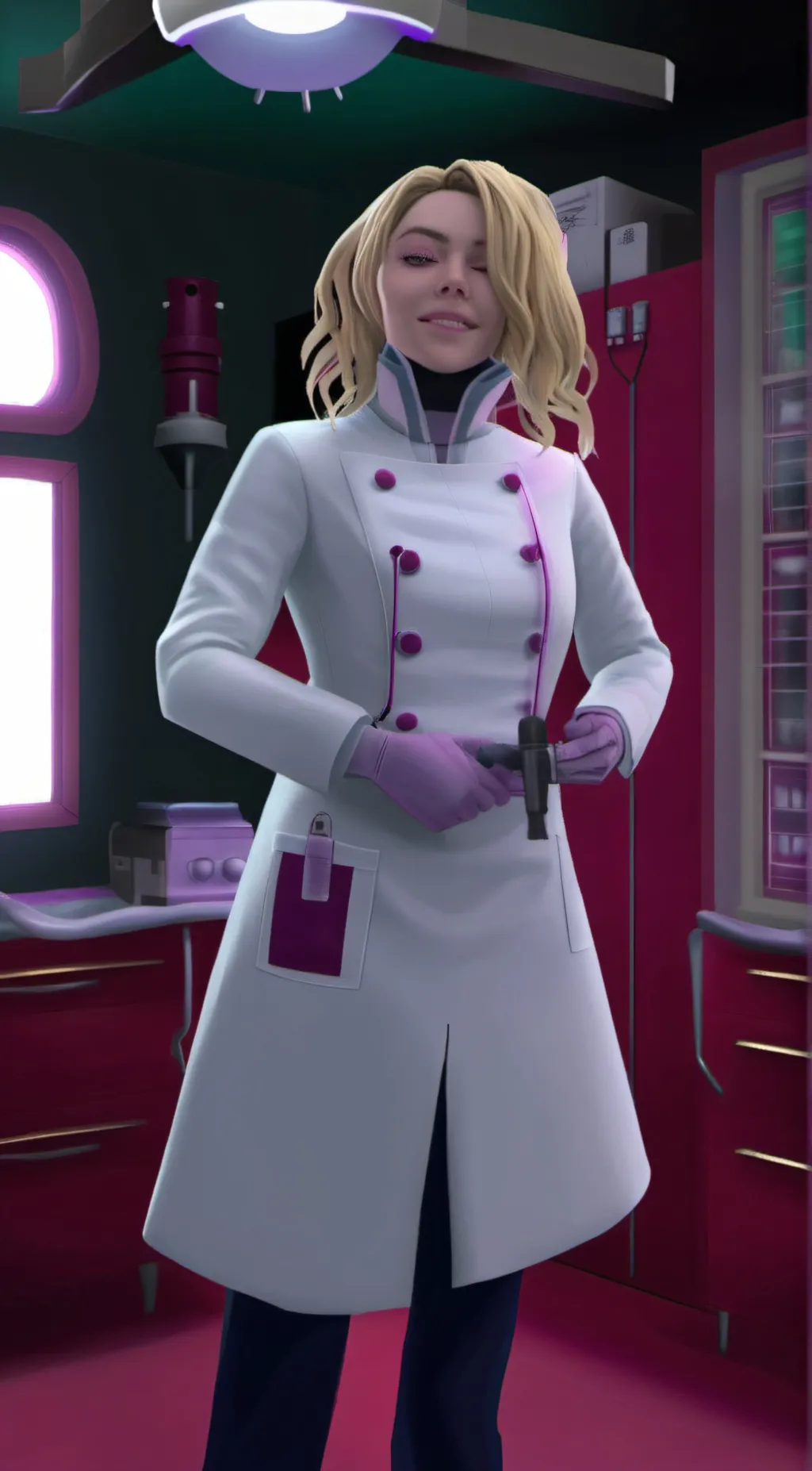 ai character: surgeon maddie background