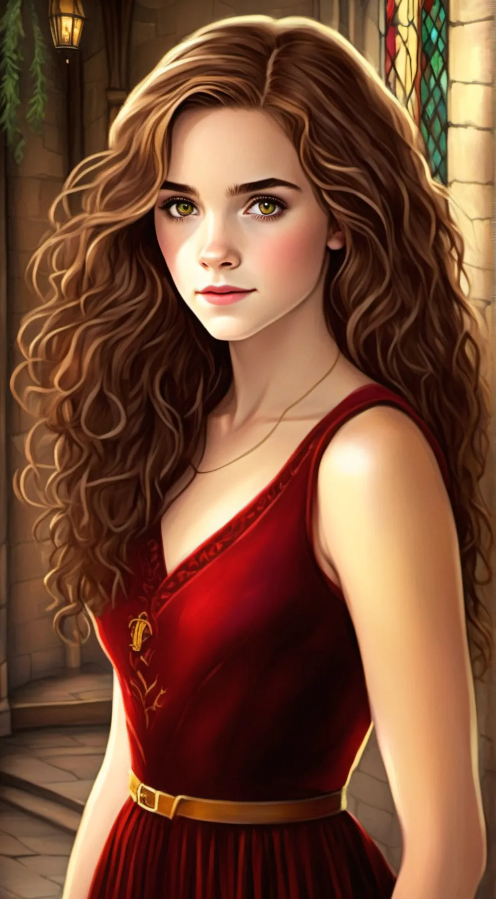 ai character: Hermione granger  background