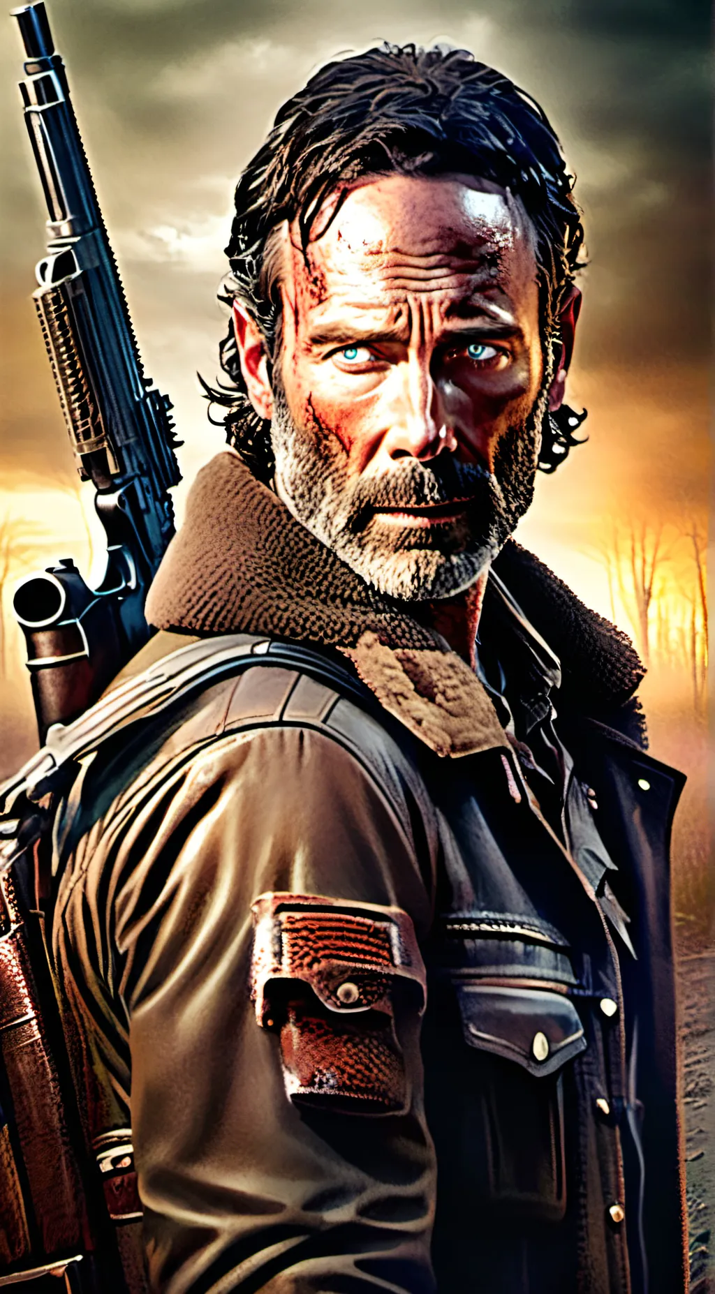ai character: rick background
