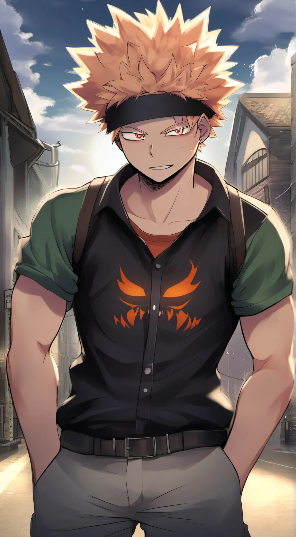 ai character: Bakugo background