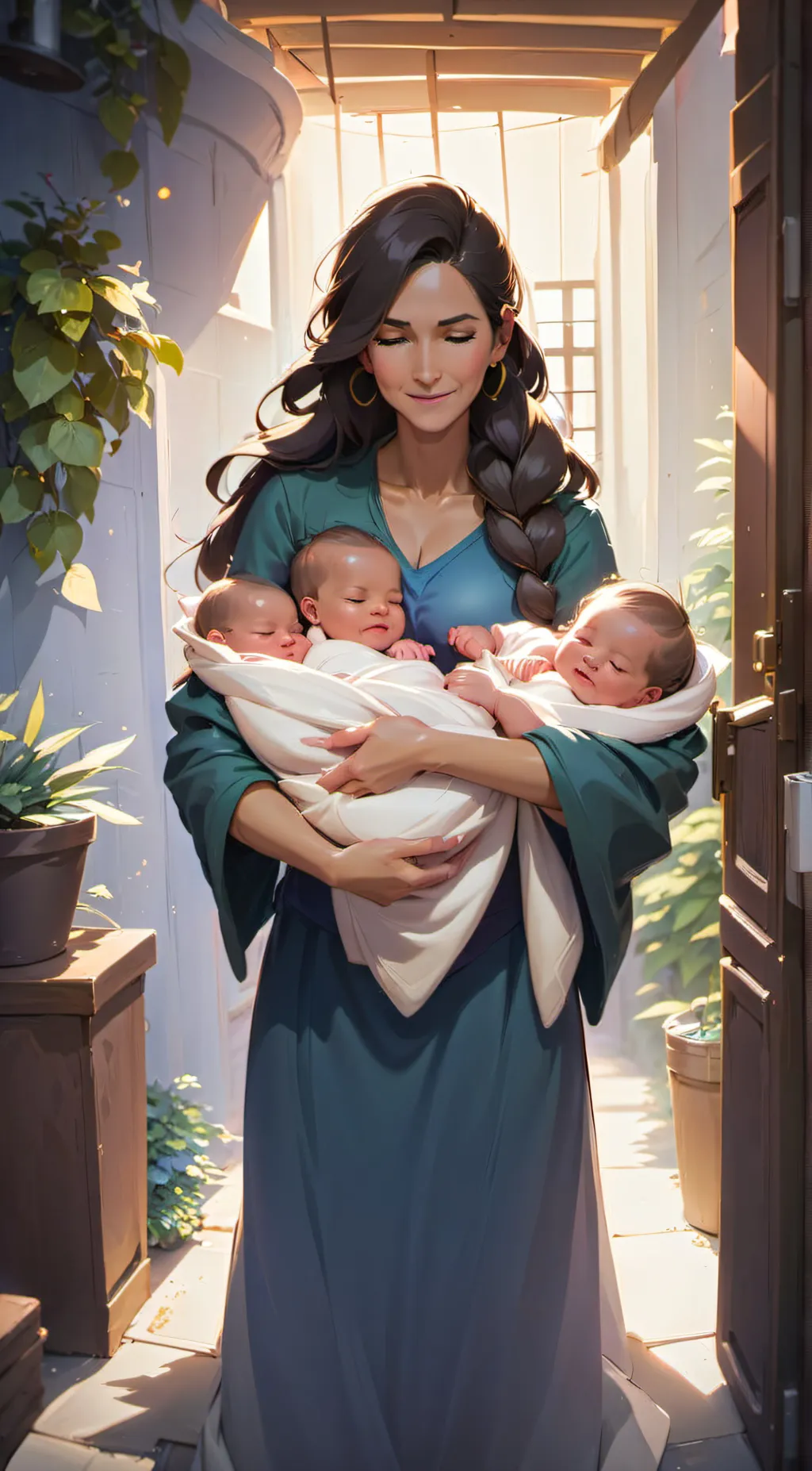 ai character: Nancy, Step mom background