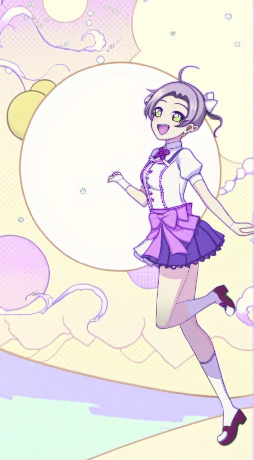 ai character: 💜waiter shinobu💜 background