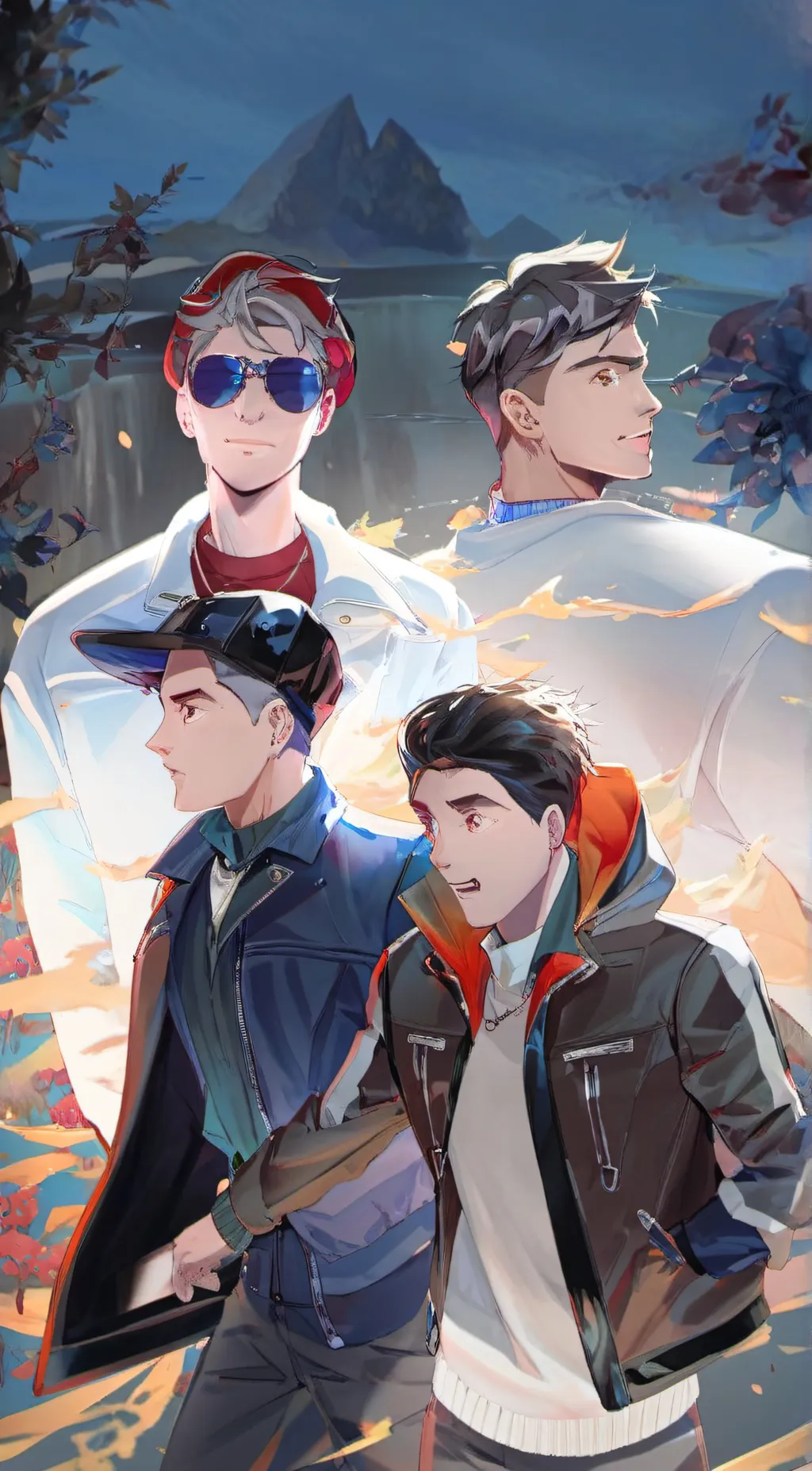 ai character: cool gane background