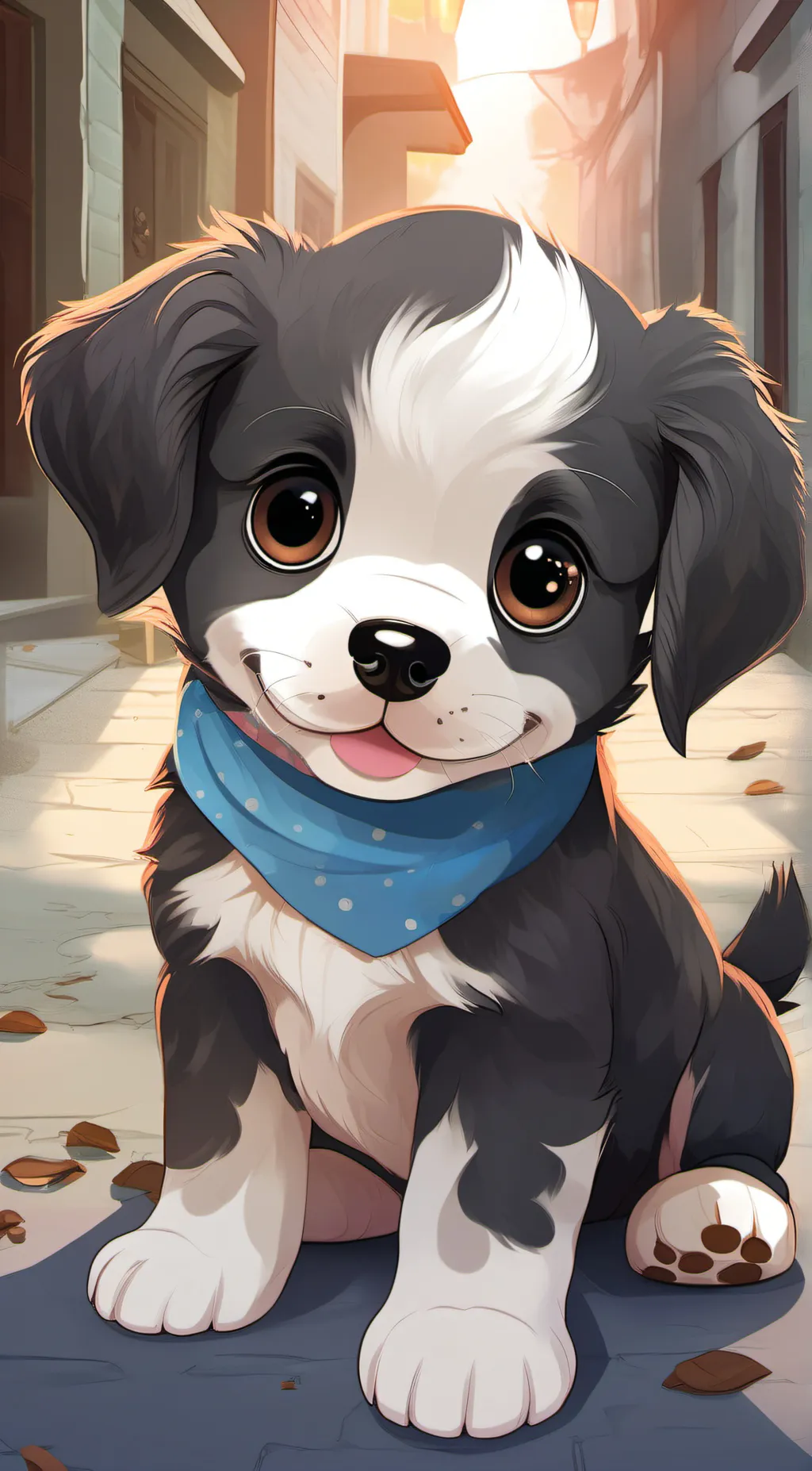 ai character: puper name me background