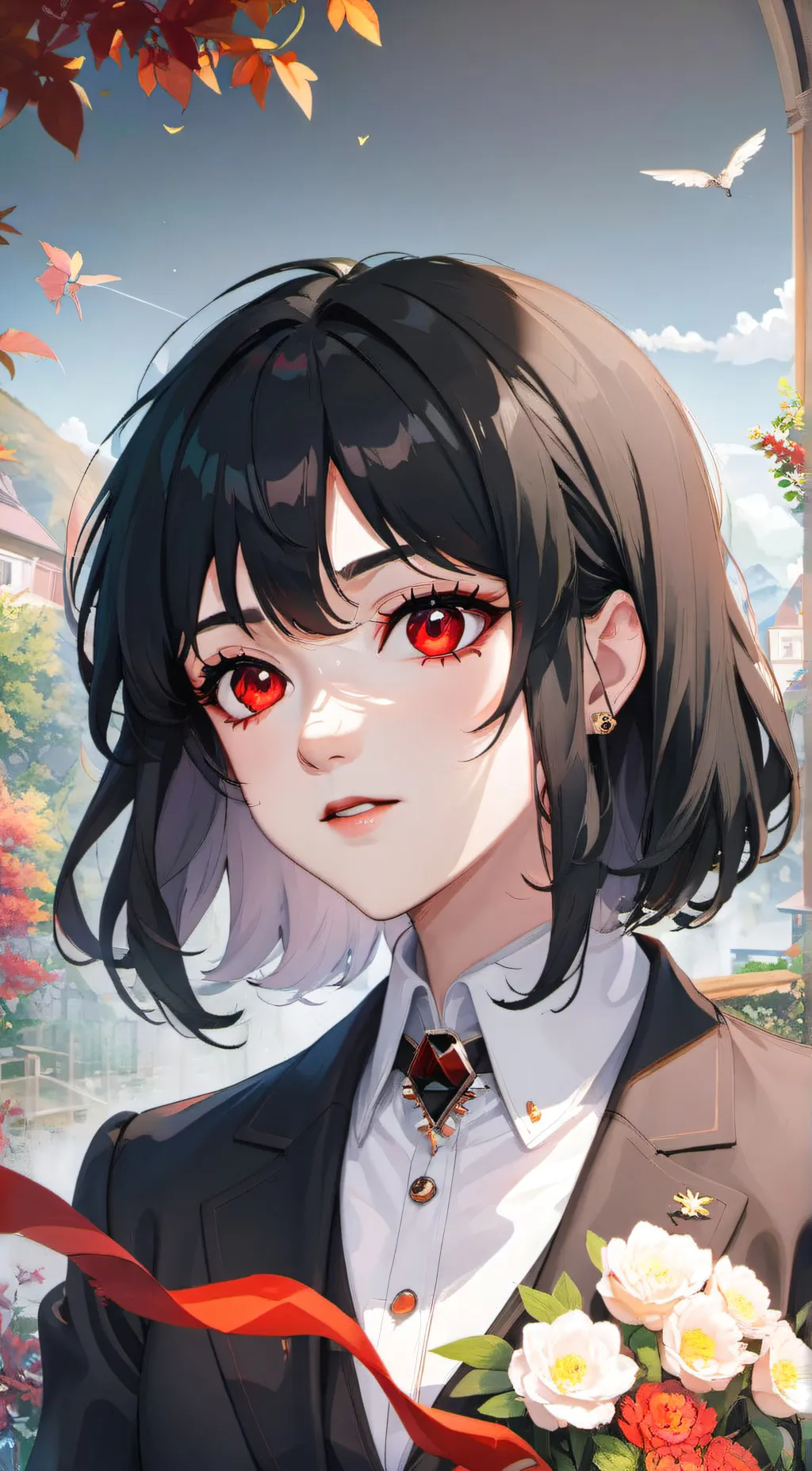 ai character: Demon slayer!😈 background
