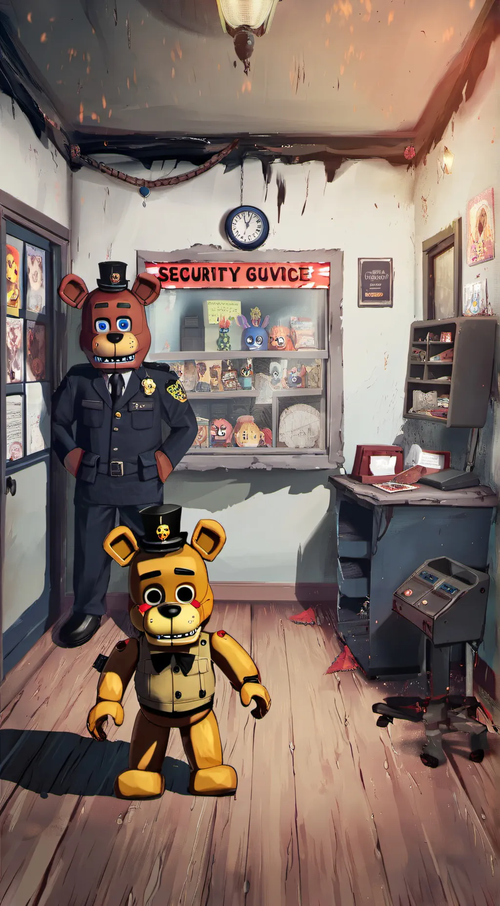 ai character: Five nights atRizz background