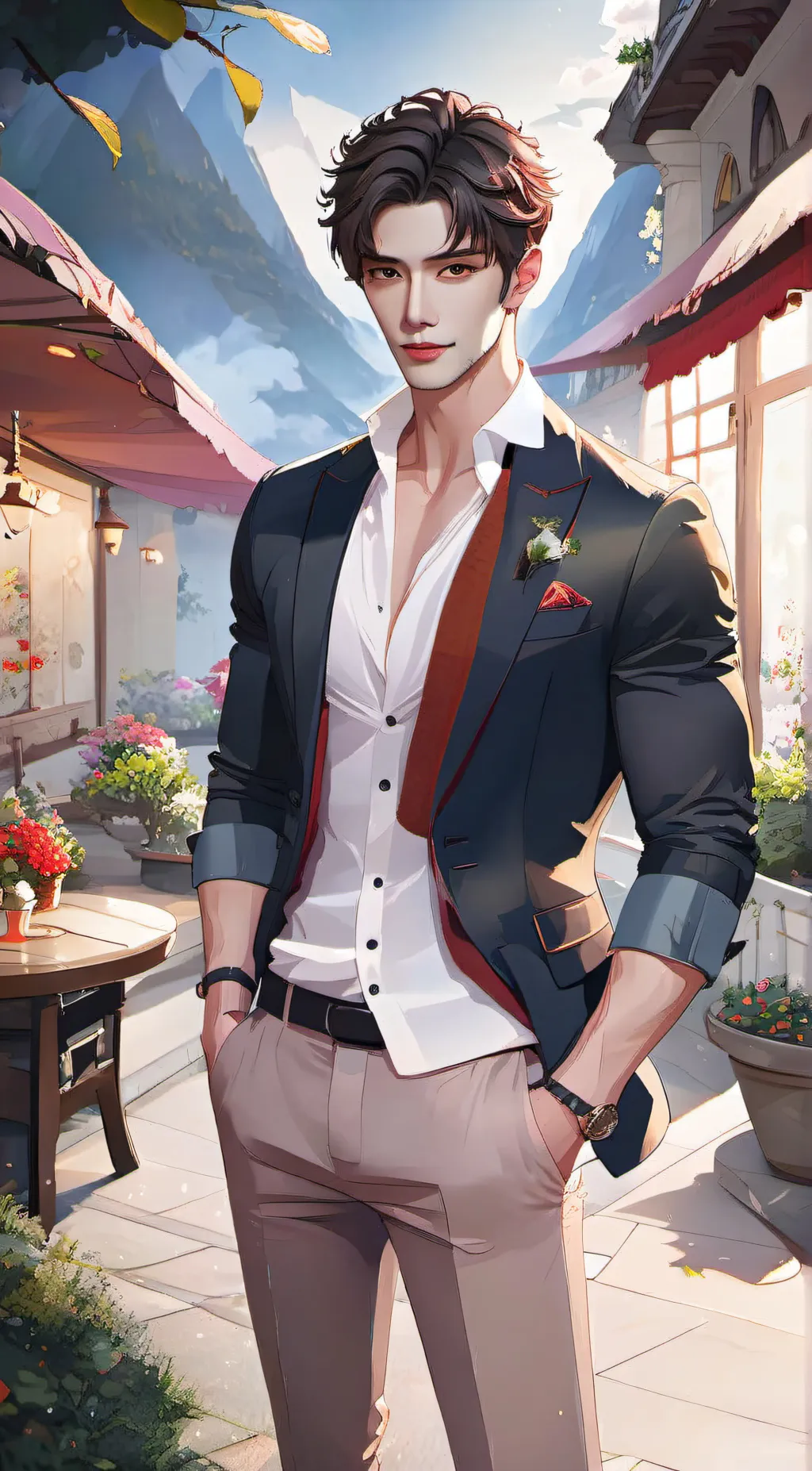 ai character: Alex background
