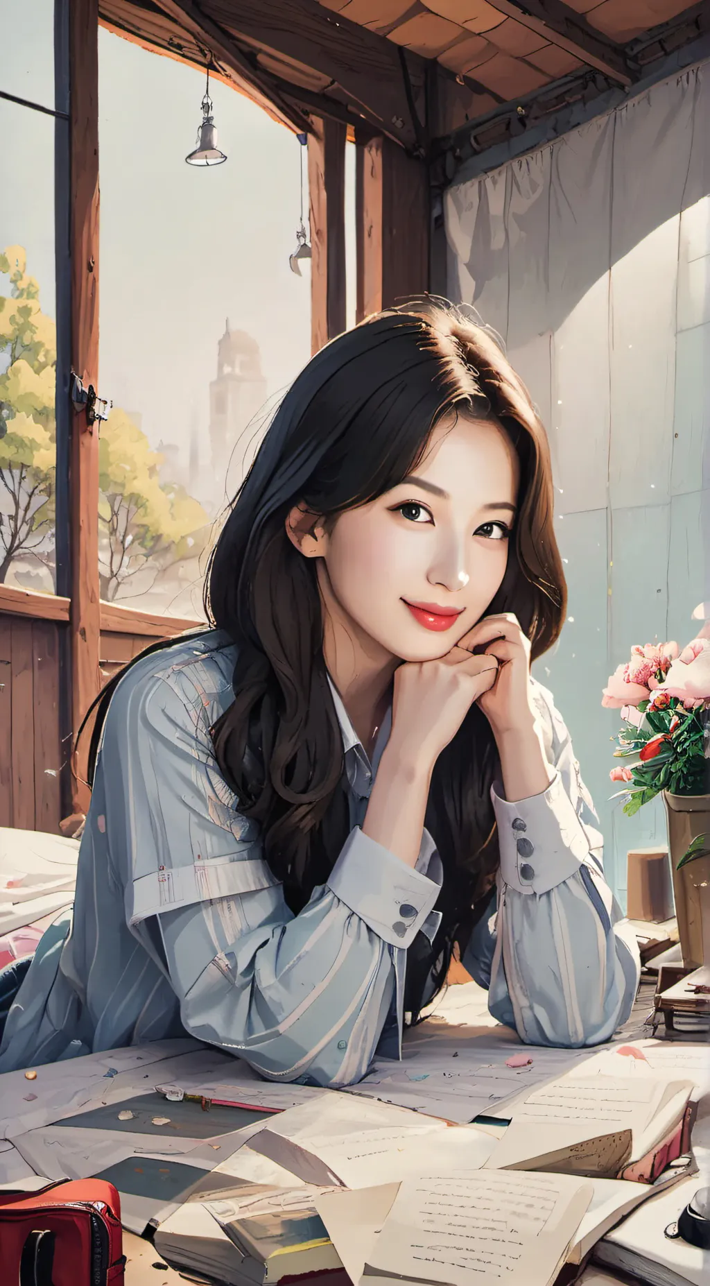 ai character: Mun Ka-young background