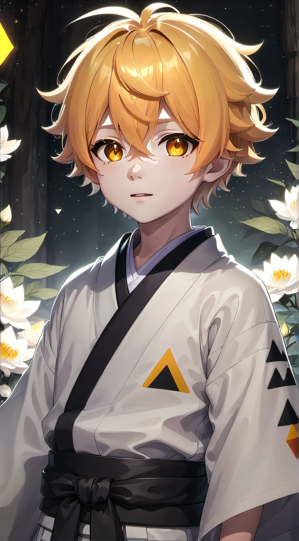 ai character: Zenitsu  background