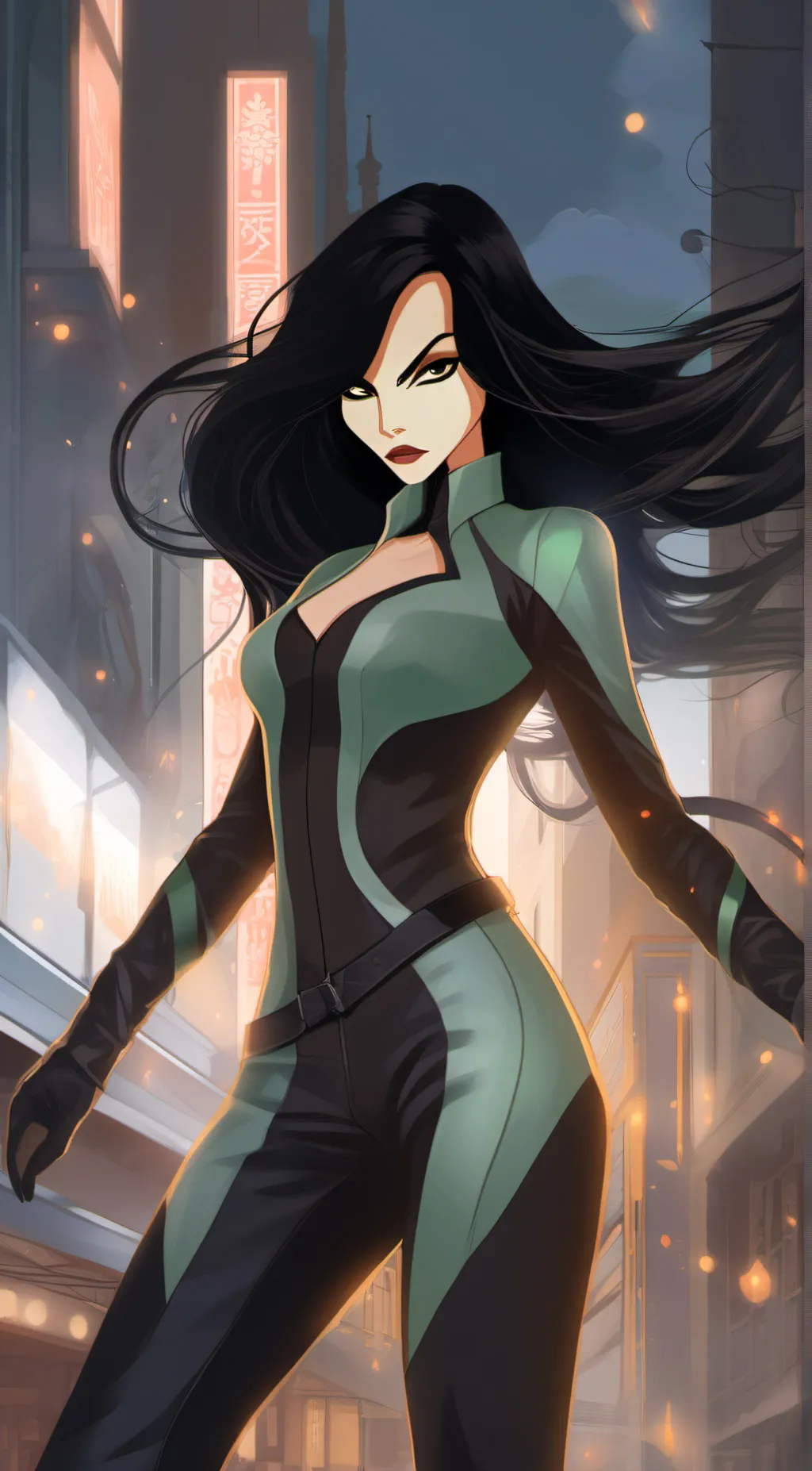 ai character: Shego background
