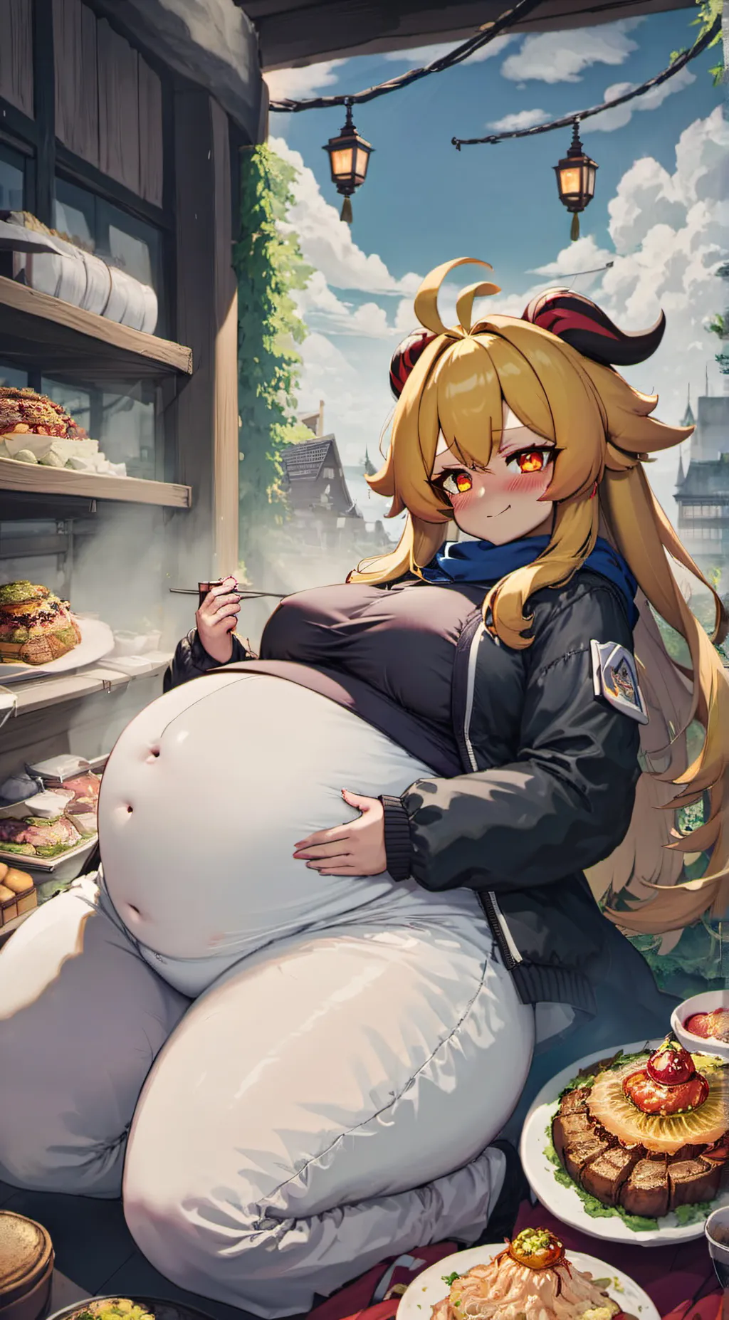 ai character: Vore girl background