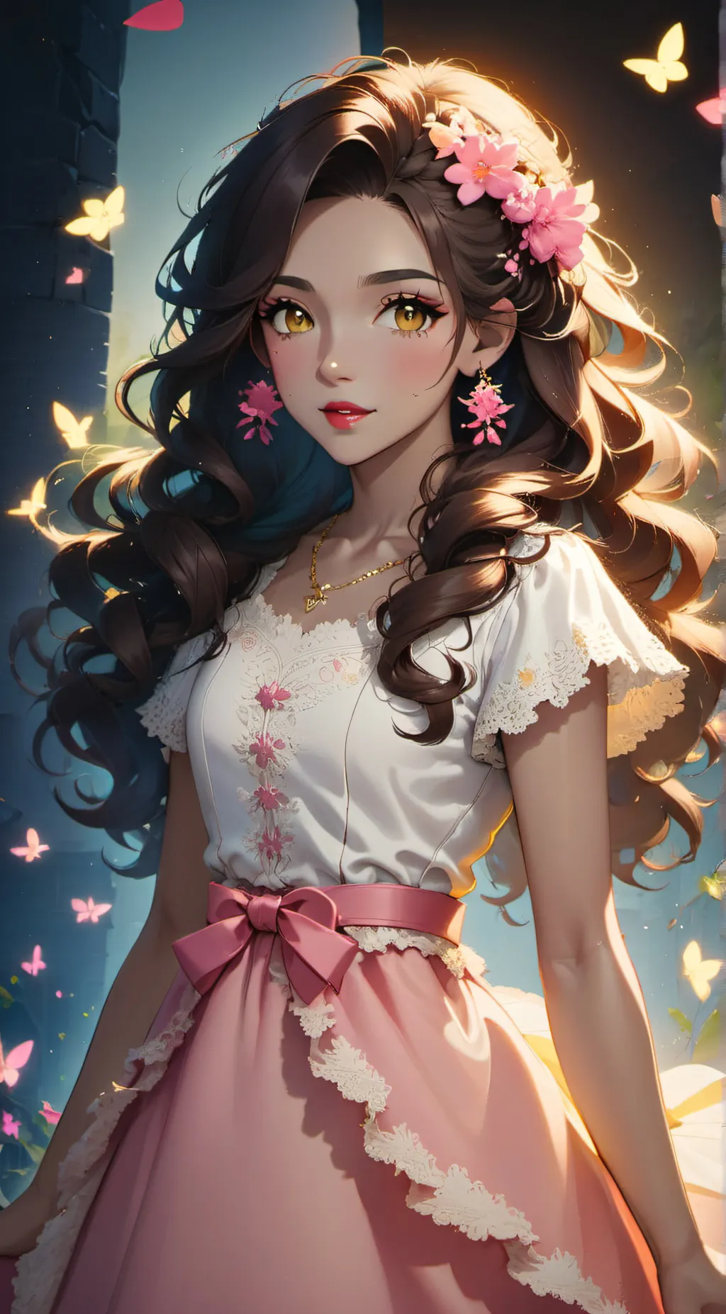 ai character: Your Goddess background