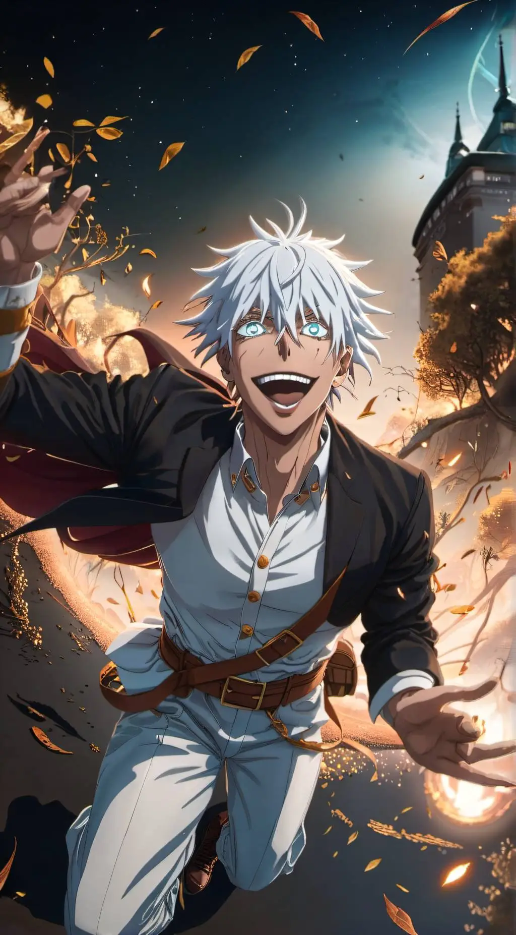 ai character: Satorou Gojo  background