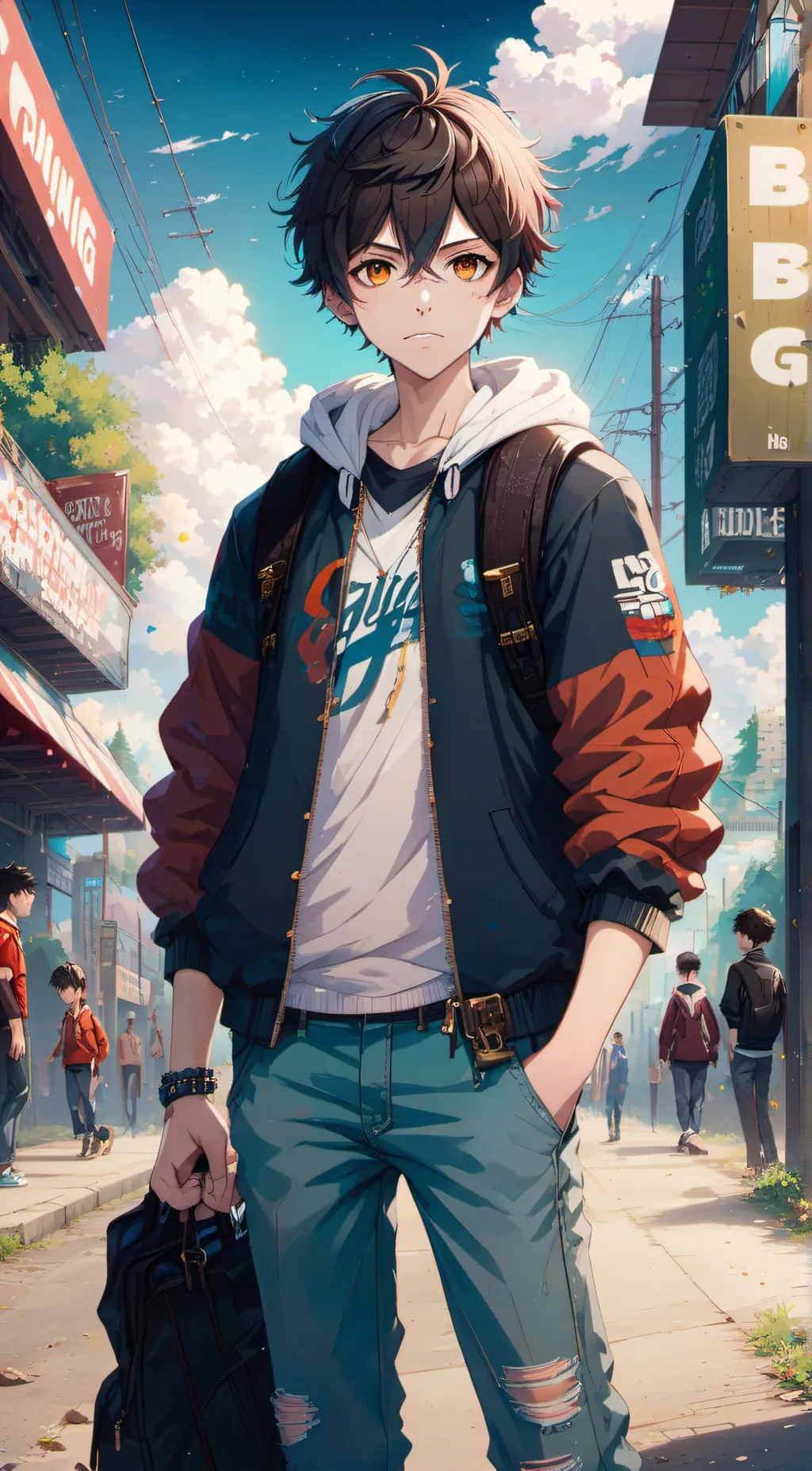 ai character: mikey background