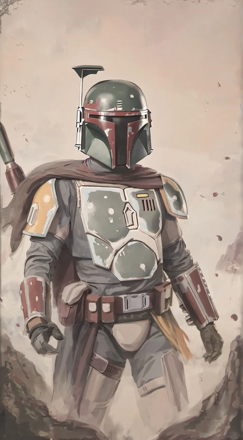 ai character: Boba Fett  background