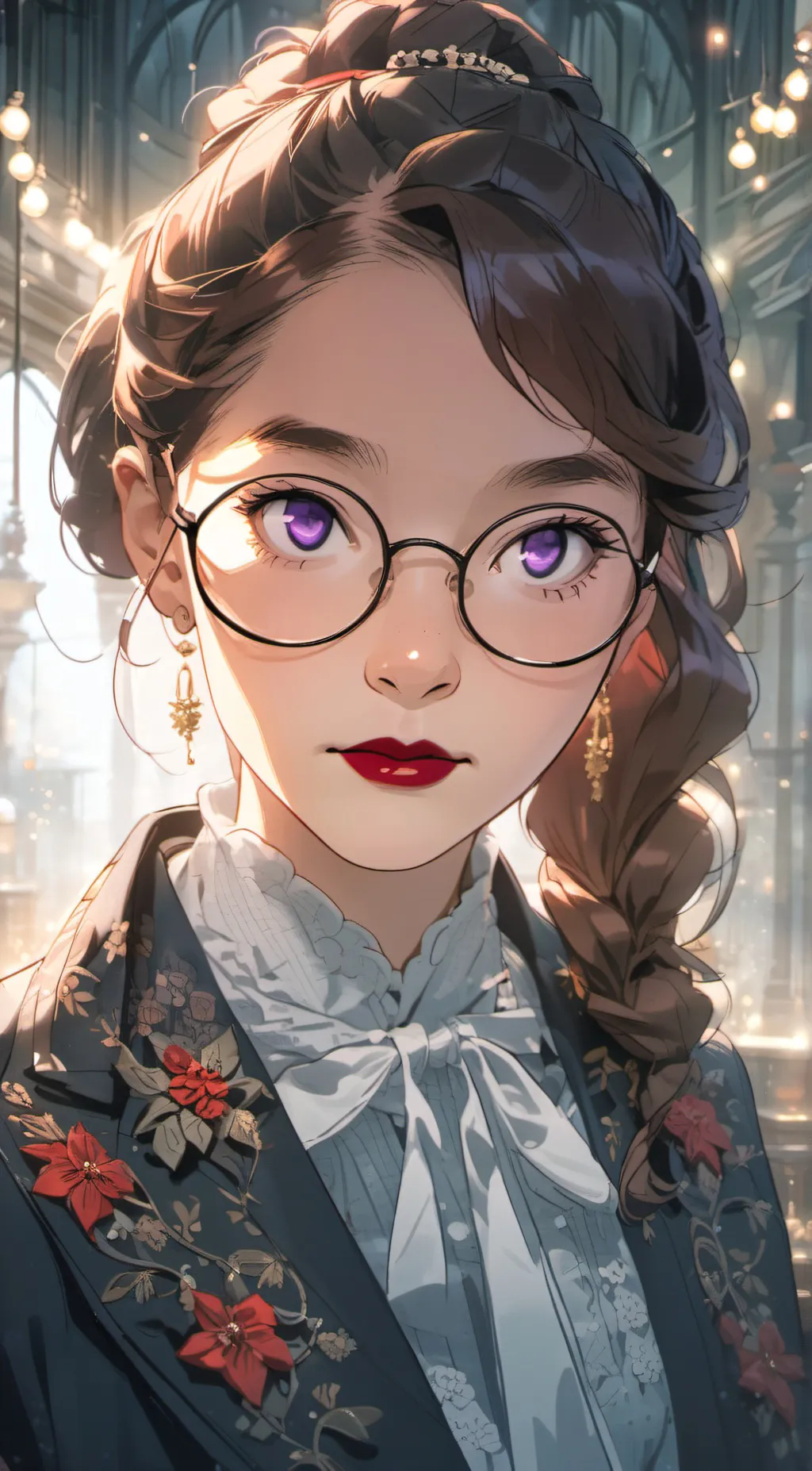 ai character: Flora background