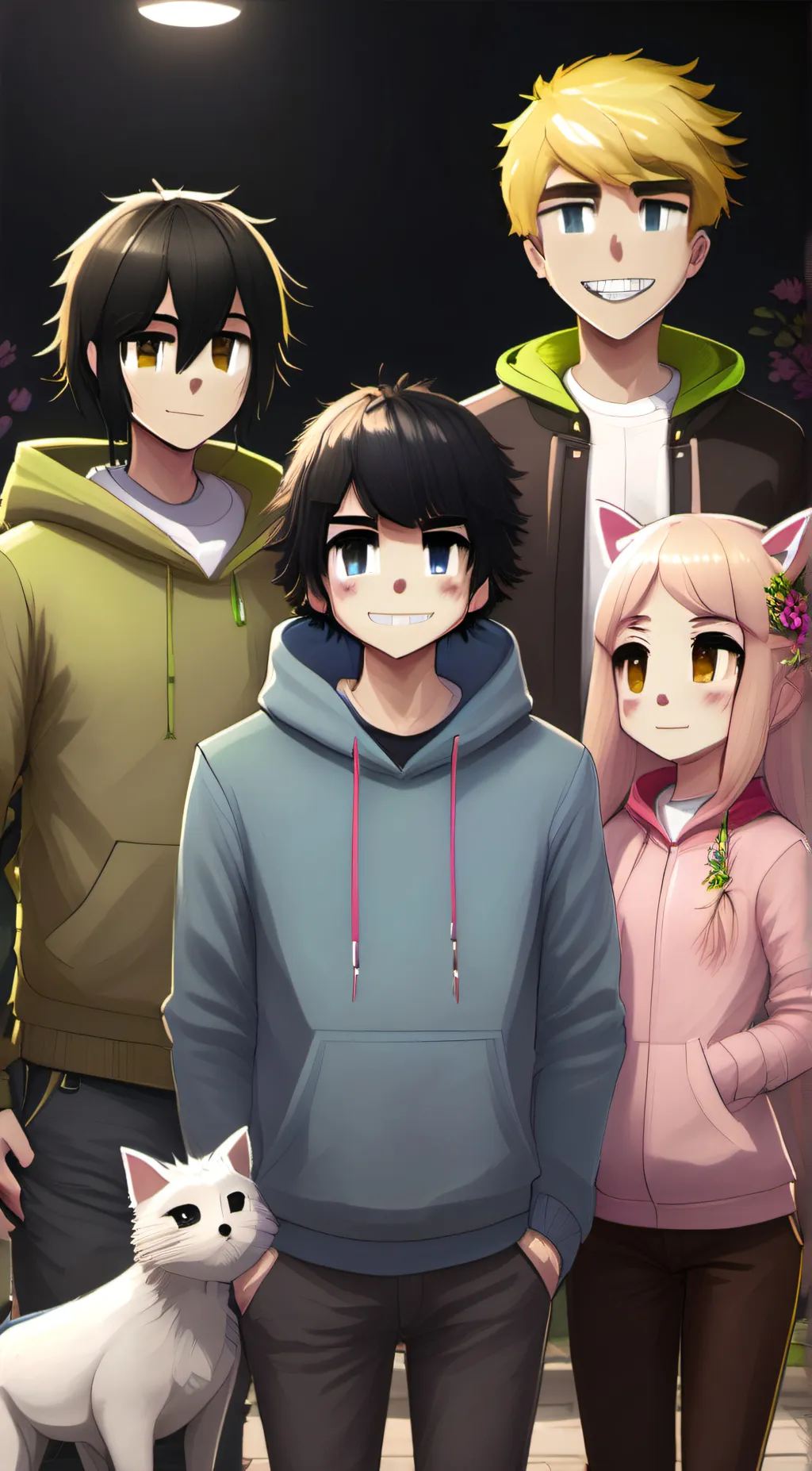 ai character: Omz Crew background