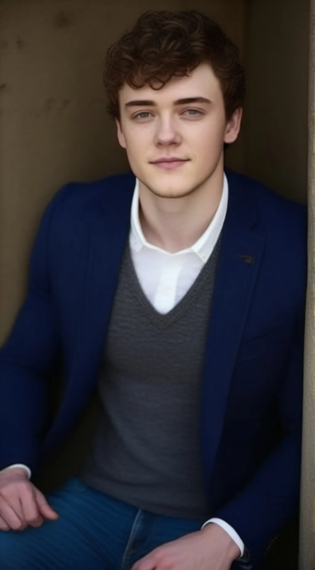 ai character: Cal/gabriel stone background