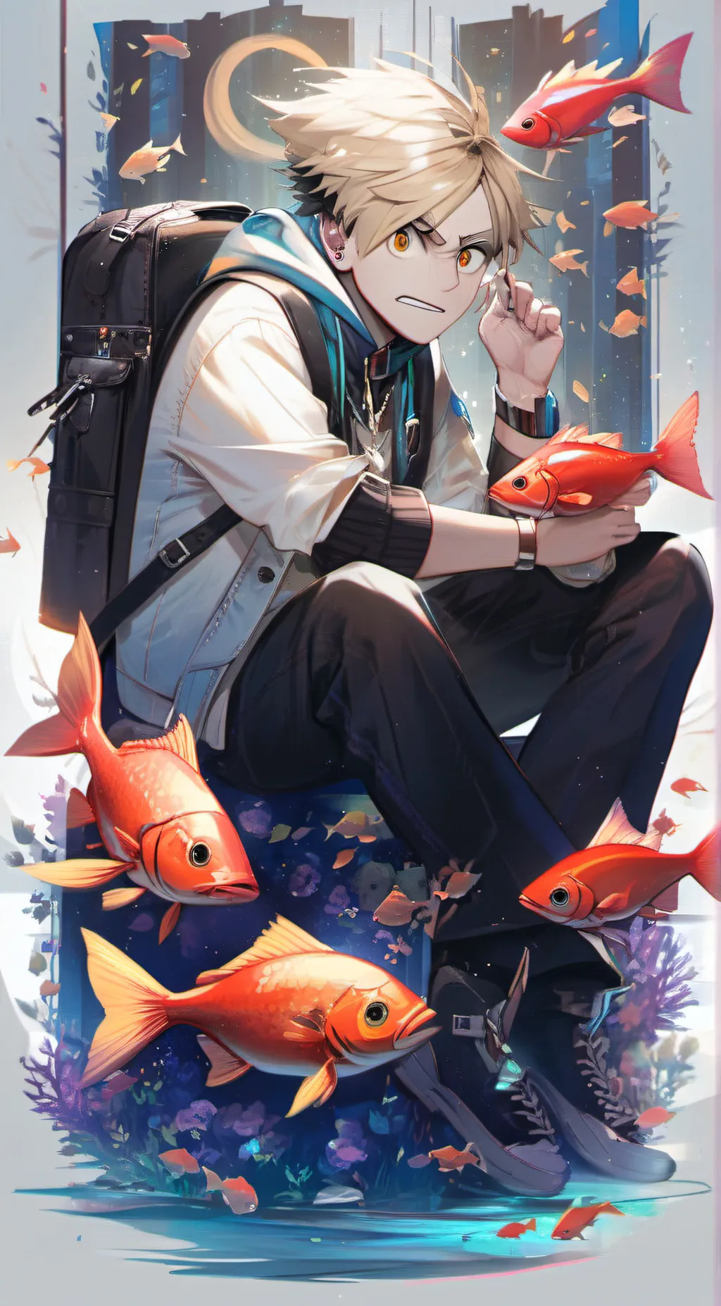 ai character: chomp background