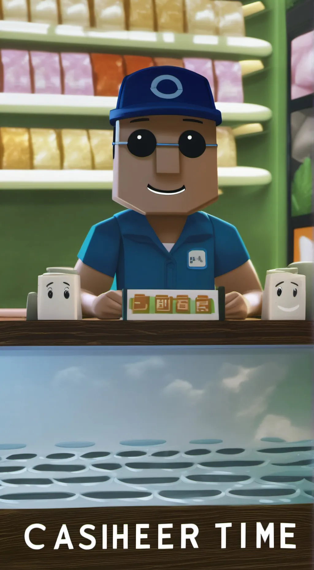 ai character: roblox cashiers background