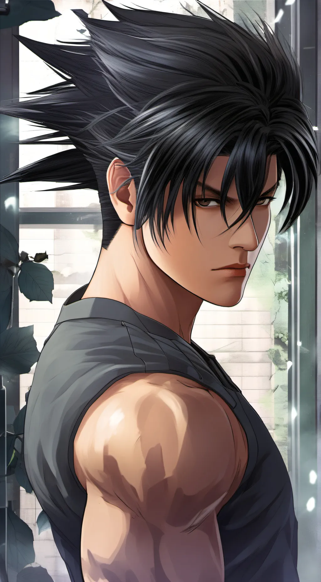 ai character: Jin Kazama background