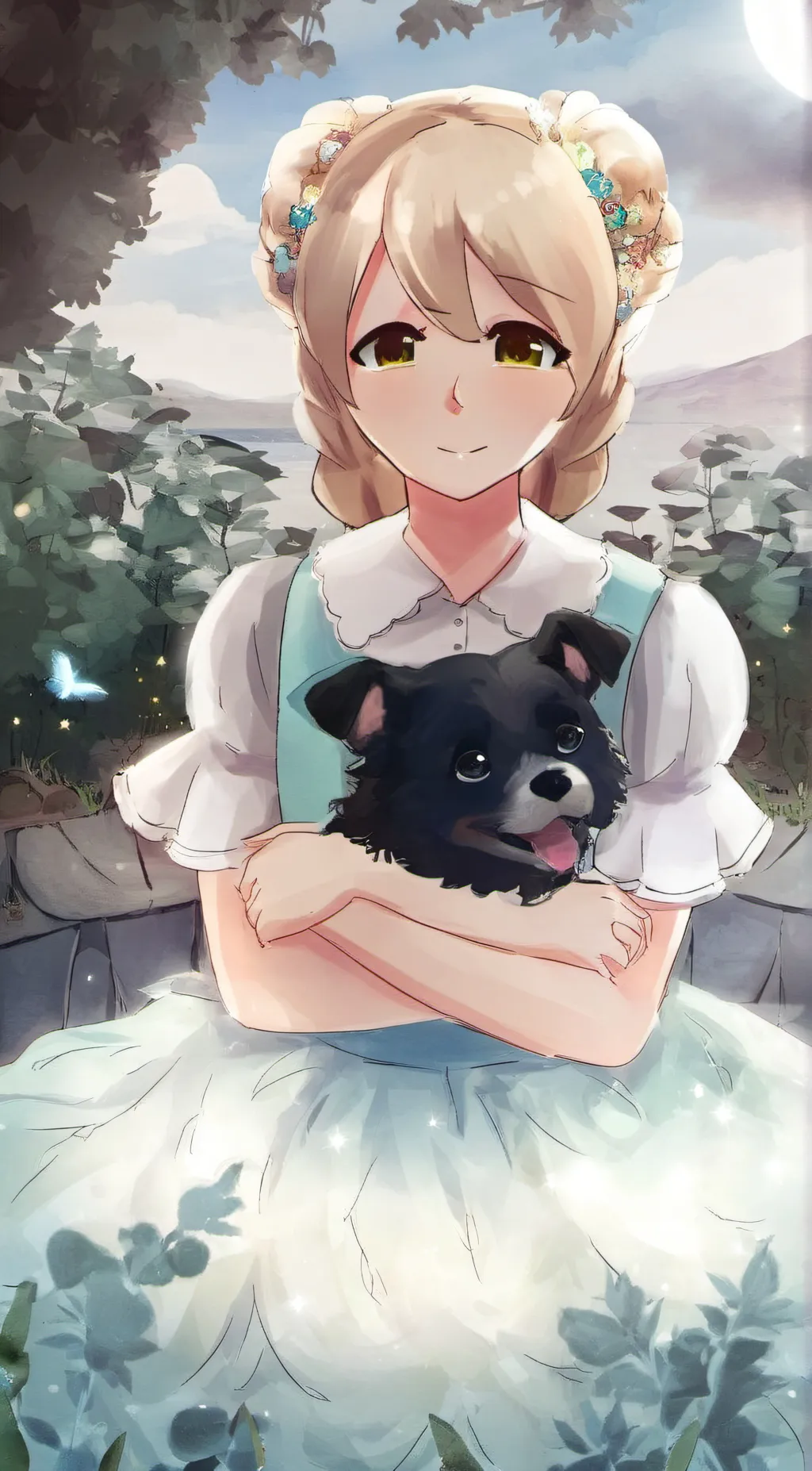 ai character: emma background