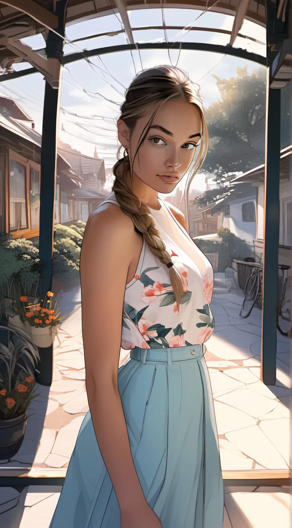 ai character: Mia background