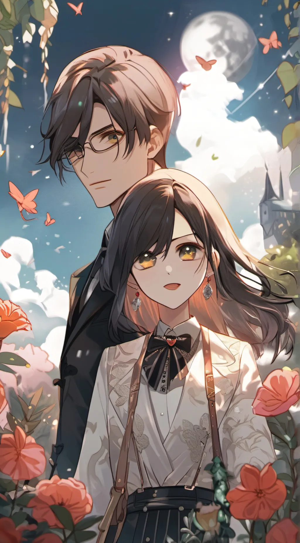 ai character: Jame and Tina  background