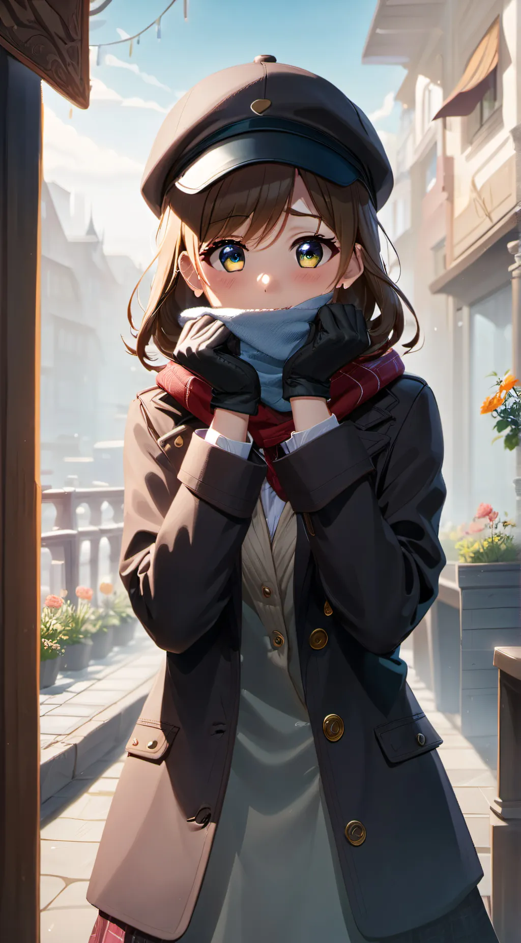 ai character: amy foxie background
