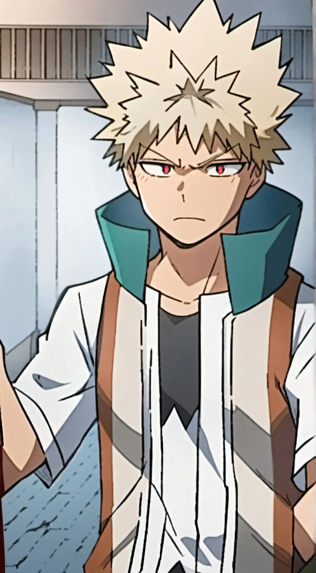 ai character: Katsuki bakugou  background