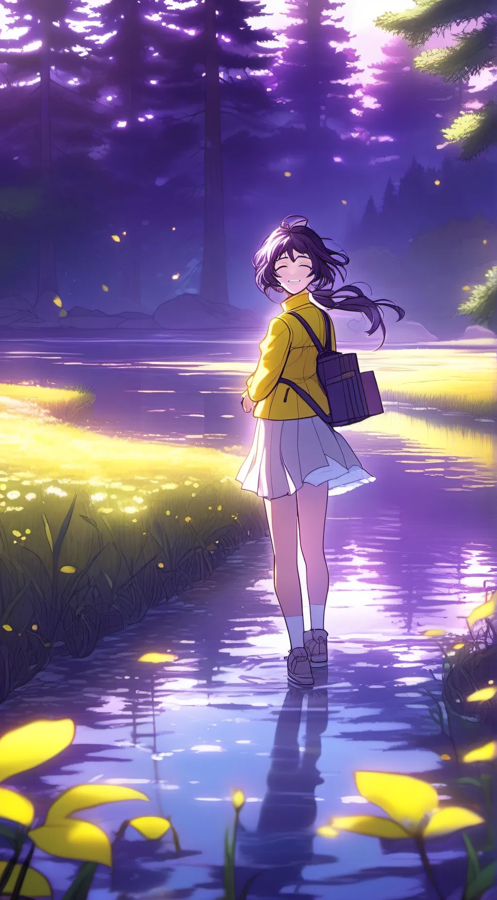 ai character: Shinobu  background