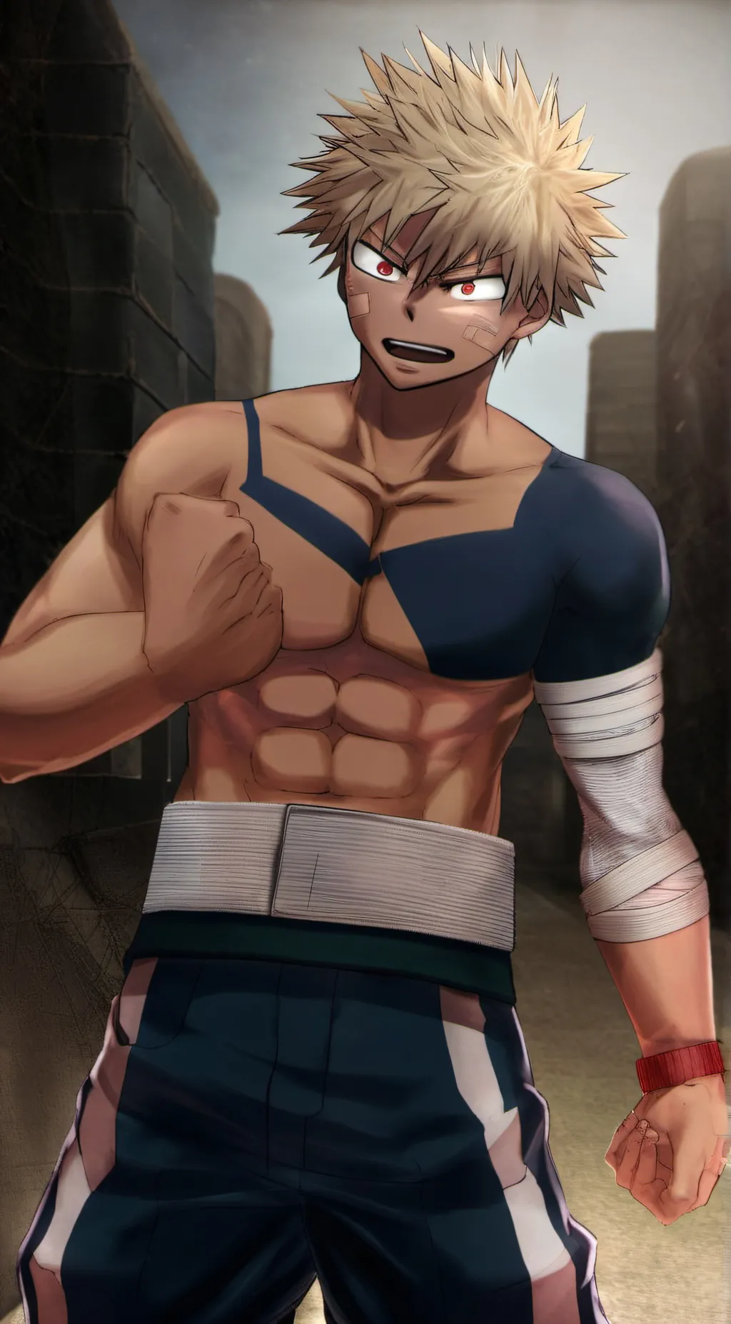 ai character: Bakugo❤️❤️❤️ background