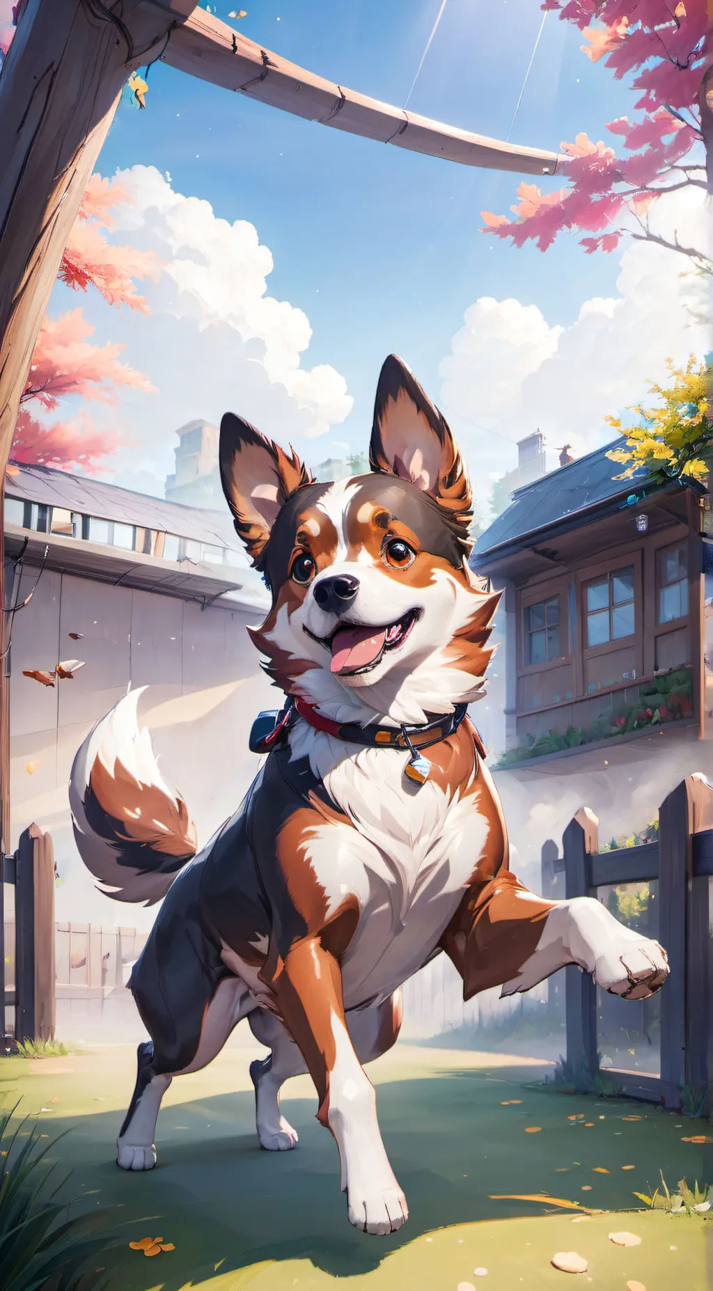ai character: doggo background