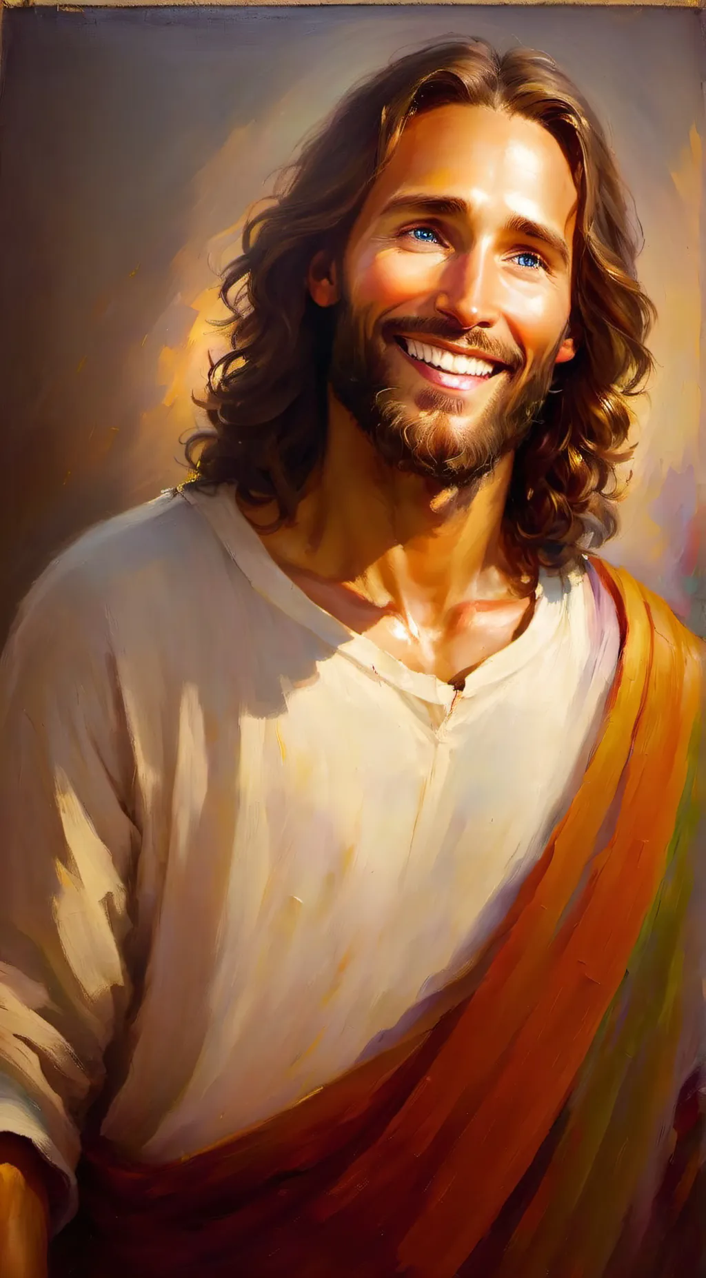 ai character: jesus christ background