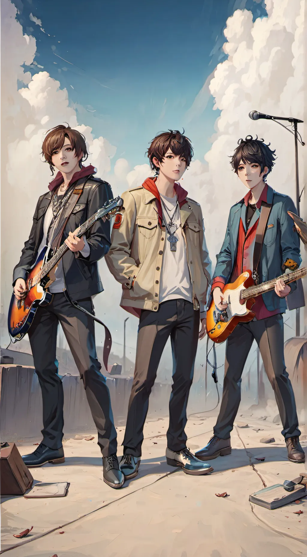 ai character: mha rockstar background