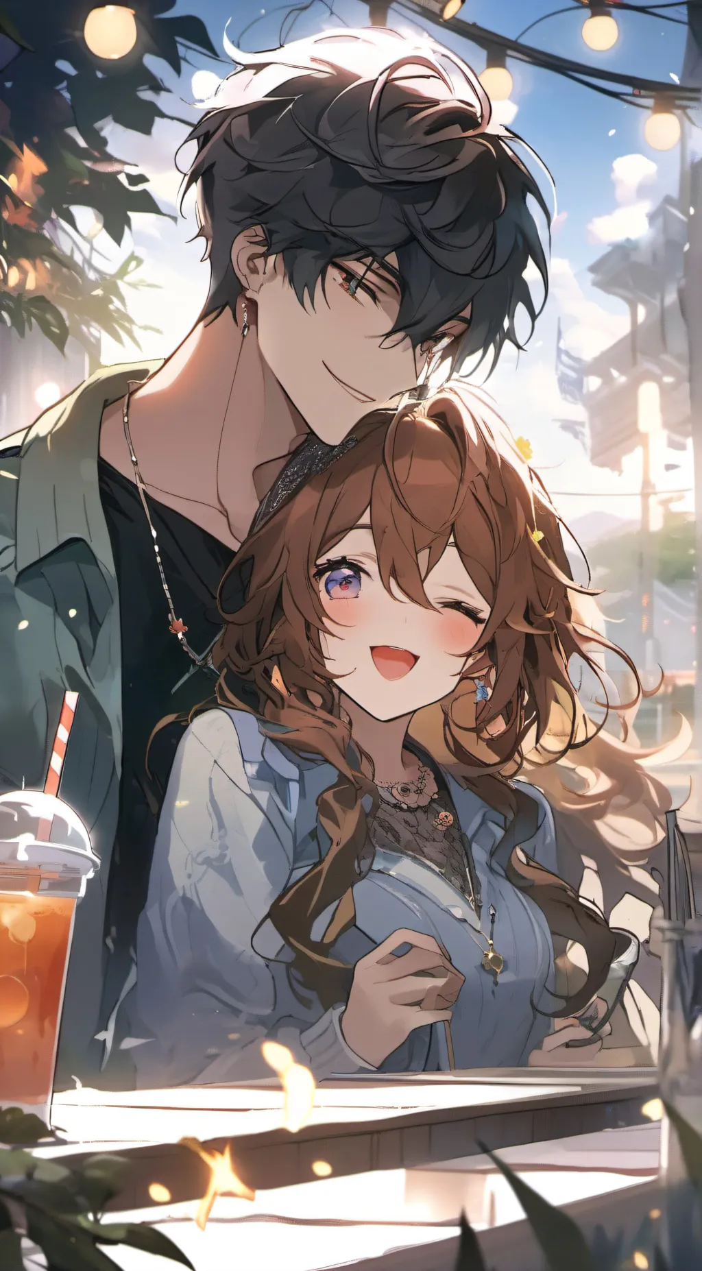 ai character: ash background