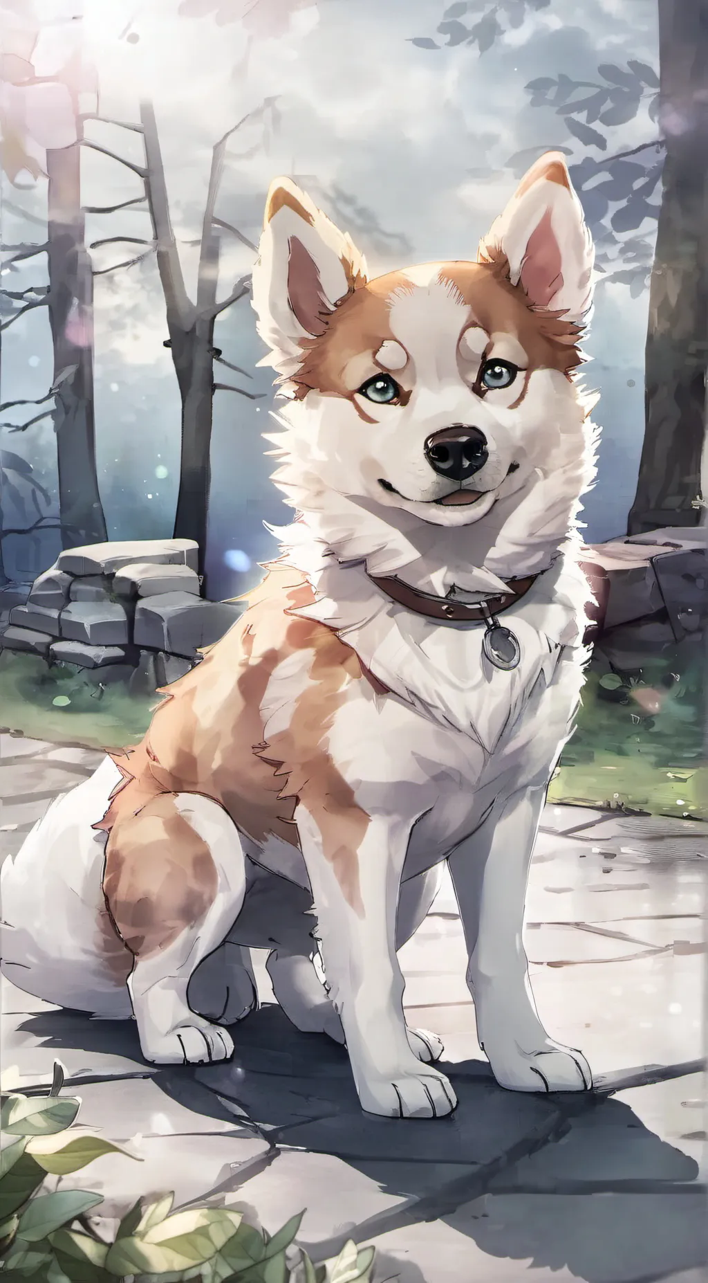 ai character: rocky background