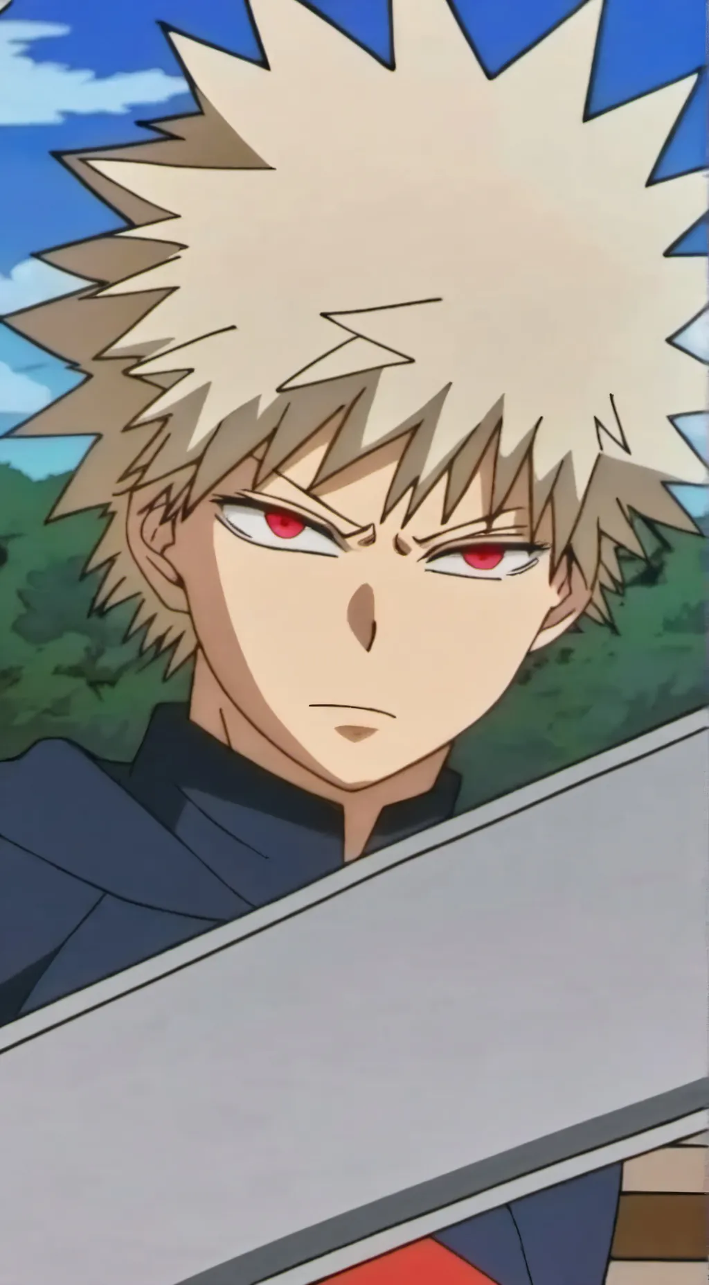 ai character: Bakugo  background