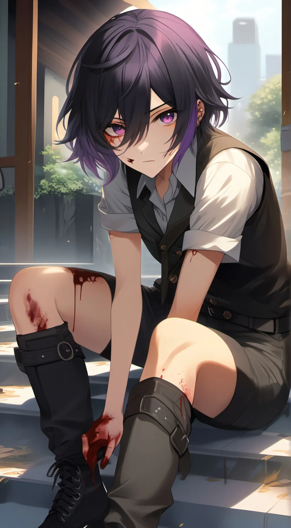 ai character: Mickkie background