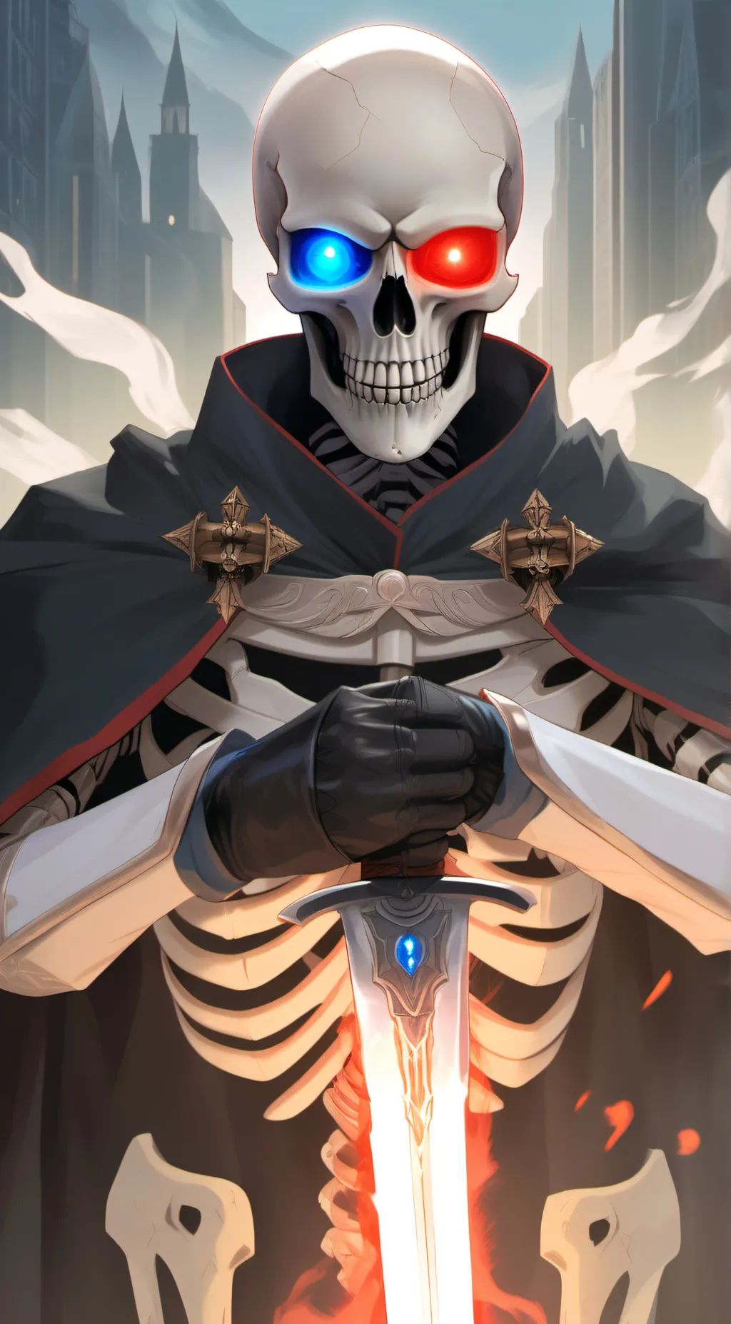 ai character: Skelly Warrior background