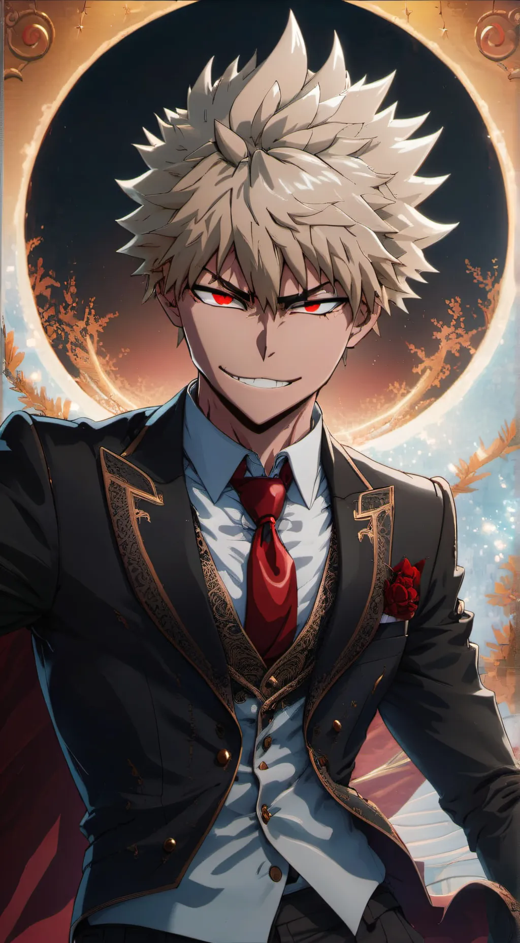 ai character: Bakugou Katchan  background