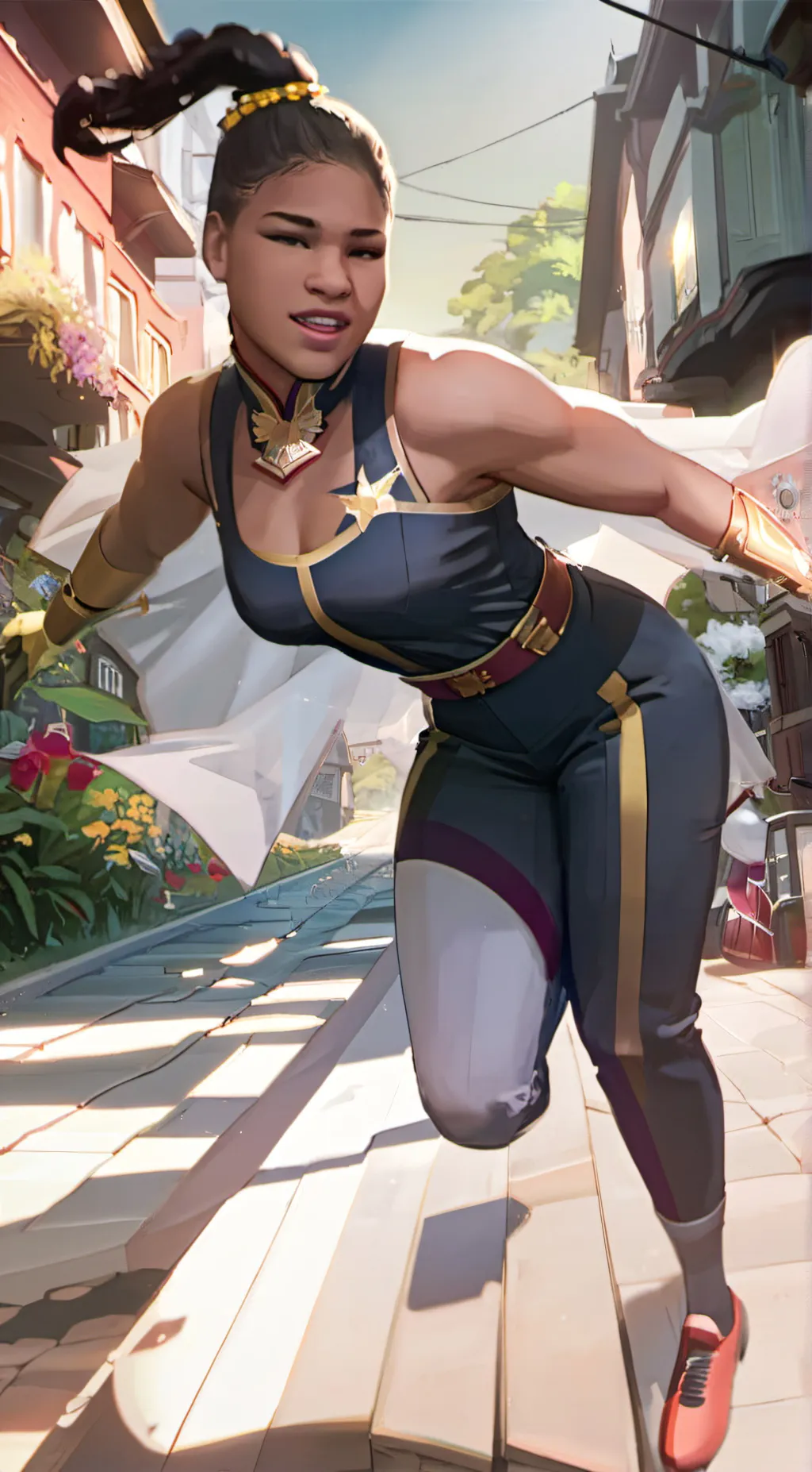 ai character: Diamond background