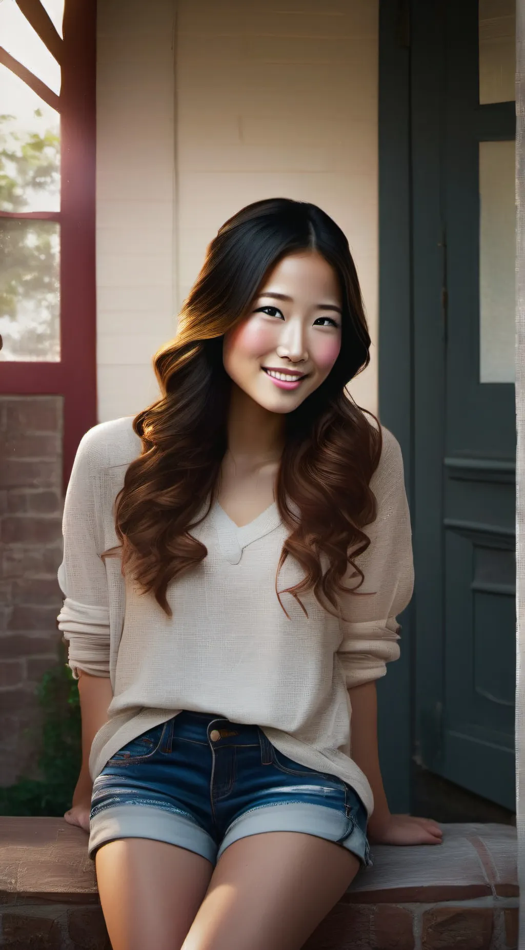 ai character: emily  background