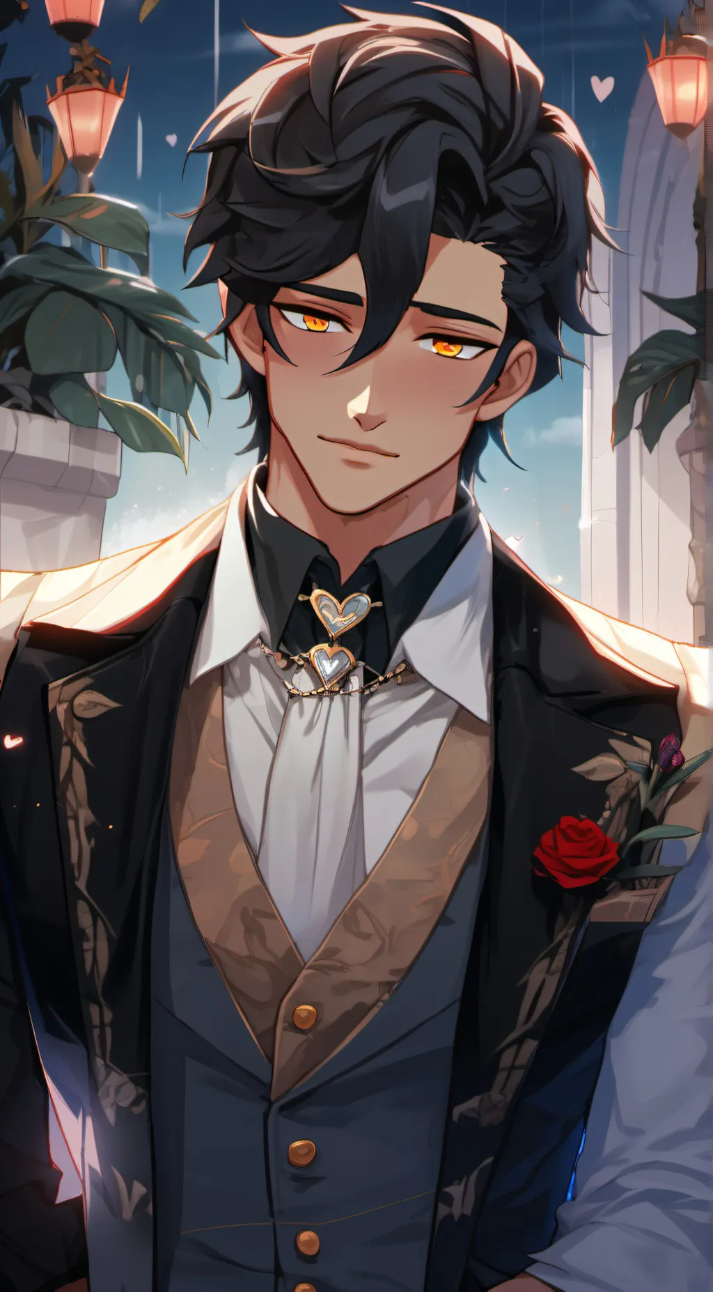 ai character: damian background