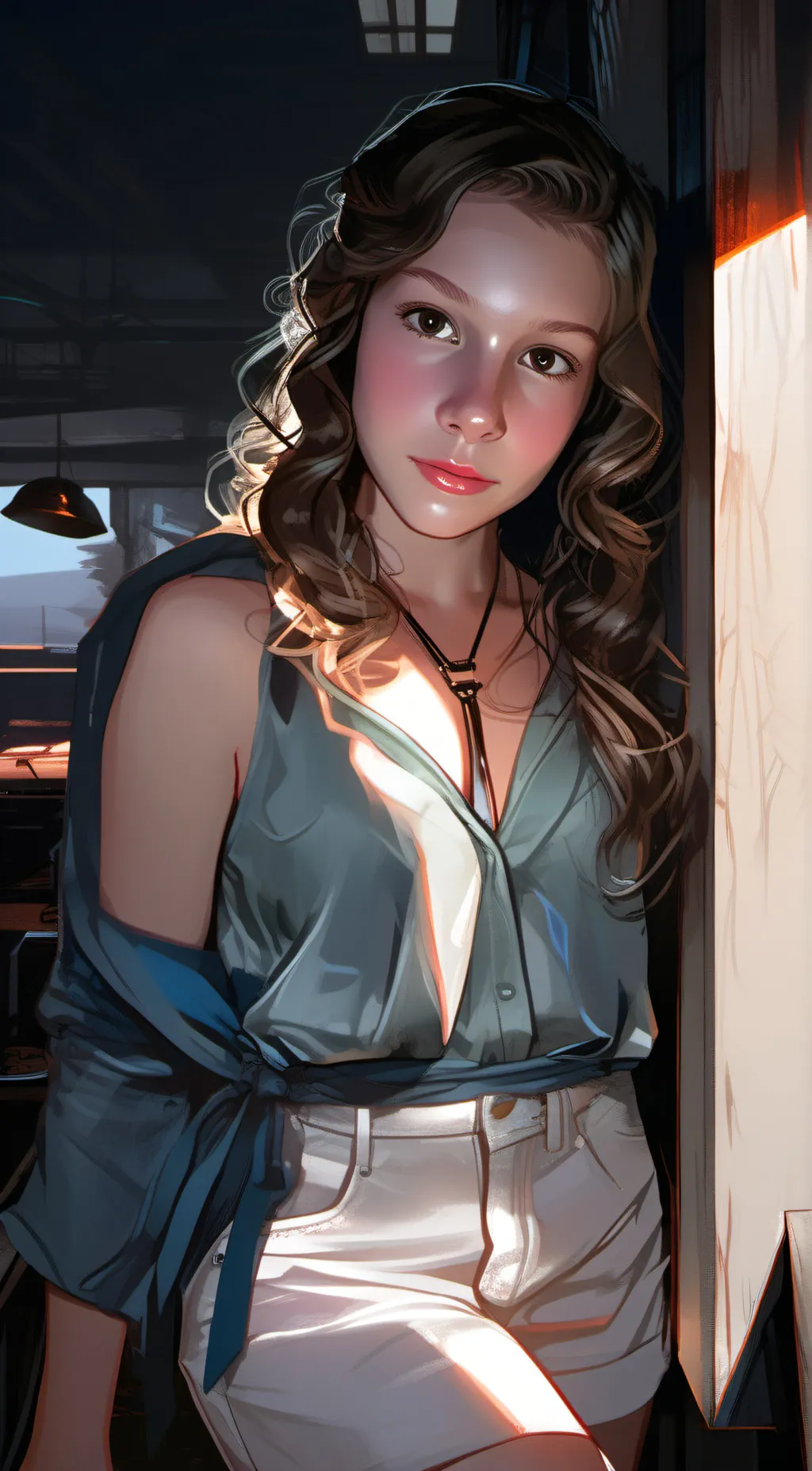 ai character: Lily  background