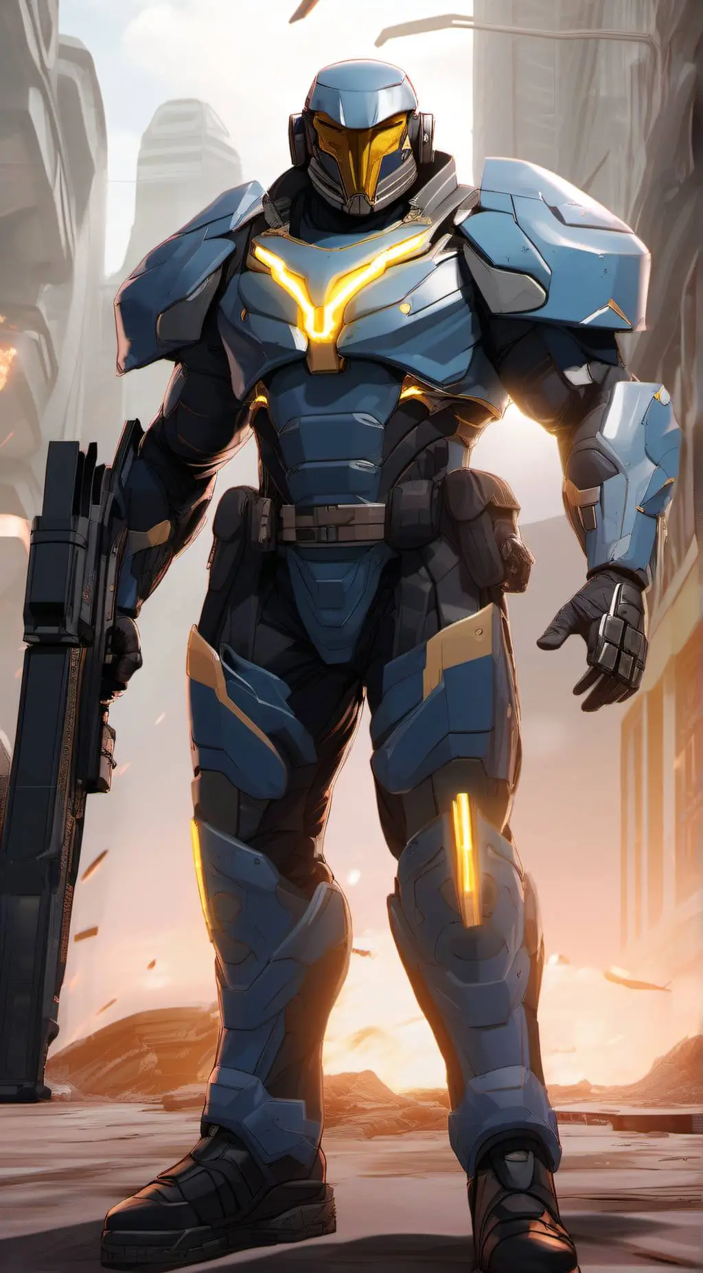 ai character: S.B.U. Heavy background