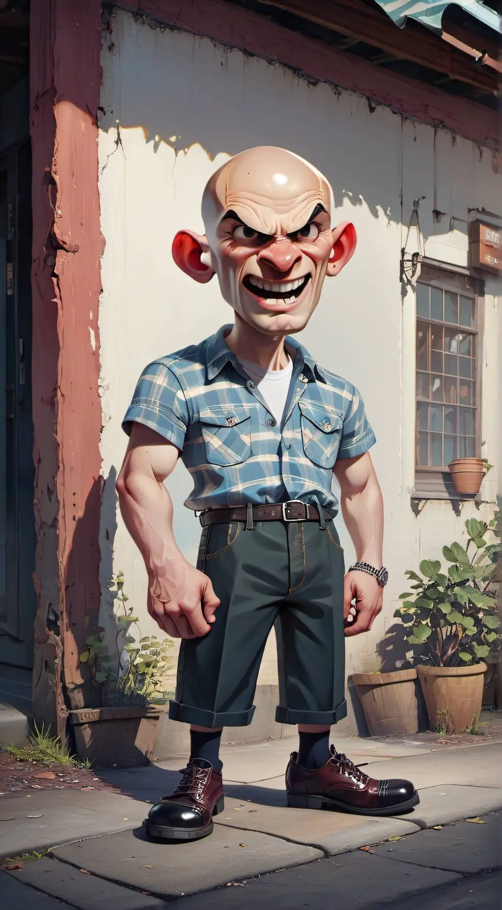 ai character: Eugene McJigglebut background
