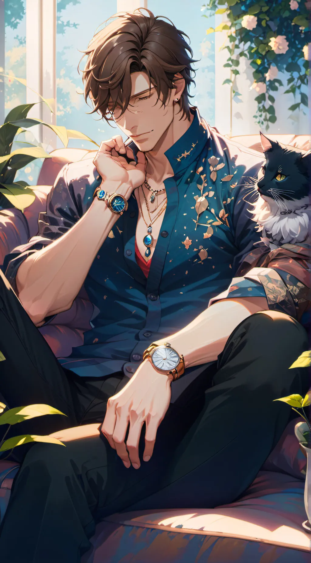 ai character: Mint~ background