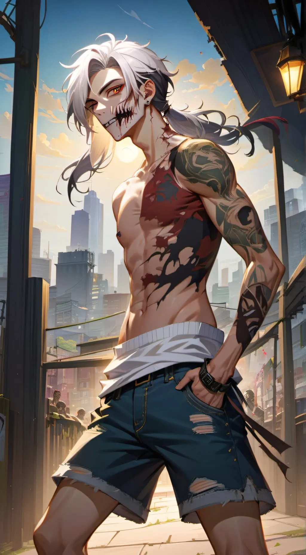 ai character: The Arizona Zombie background